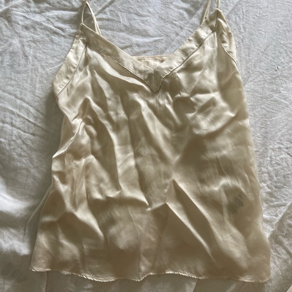 100% Silk Wilfred blouse — champagne colour - Picture 2 of 2